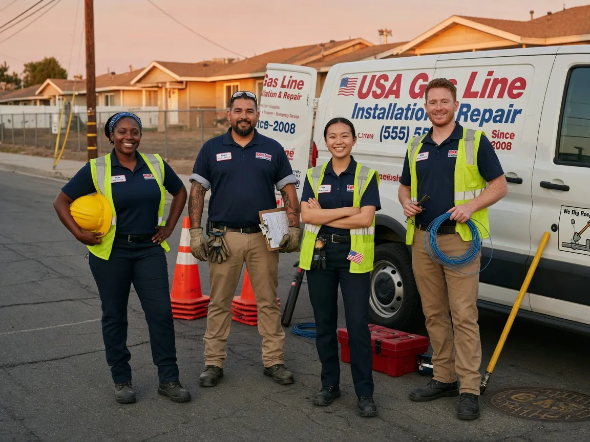 Gas Line Installation company in O Neals, CA